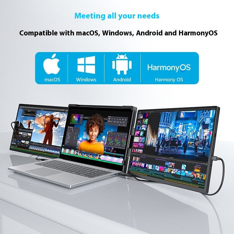 141-inch Dual-screen Portable Display External Convenient Display