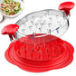 Chicken Shredder Chicken Shredder Tool Twist Stable Anti-Slip Meat Shredder Tool Twist Ergonomic Handle Meat Grinder Dishwasher-safe Transparent Lid Can Be Used As Pet Chicken Breast Separation