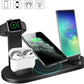 Wireless Charger 4 In 1 Charging Station For AppleIWatch Series 8 7 I-Phone 15 14 13 12 Pro Airpods Pro 3 2 Charging Stand Dock