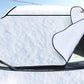 Car snow block front windshield antifreeze cover winter front gear snowboard windshield snow cover frost guard