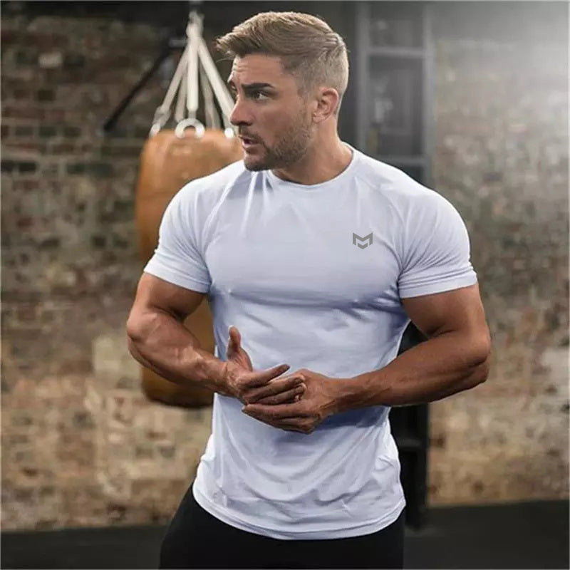 Gym Short Sleeve T Quick Dry Gym Clothes For Running