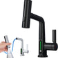 Intelligent Digital Display Faucet Pull-out Basin Faucet Temperature Digital Display Rotation