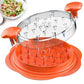 Chicken Shredder Chicken Shredder Tool Twist Stable Anti-Slip Meat Shredder Tool Twist Ergonomic Handle Meat Grinder Dishwasher-safe Transparent Lid Can Be Used As Pet Chicken Breast Separation