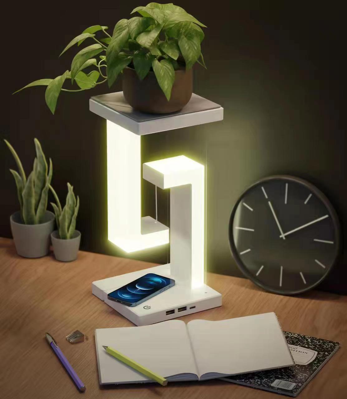 Suspension Anti-gravity Wireless Charging Table Lamp LED Lamp Mobile Phone Wireless Charging Function