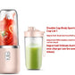 6blade Portable Blender Mini Juicer Cup Extractor Smoothie USB Charging Fruit Squeezer Blender Food Mixer Ice Crusher Portable Juicer Machine