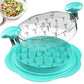 Chicken Shredder Chicken Shredder Tool Twist Stable Anti-Slip Meat Shredder Tool Twist Ergonomic Handle Meat Grinder Dishwasher-safe Transparent Lid Can Be Used As Pet Chicken Breast Separation